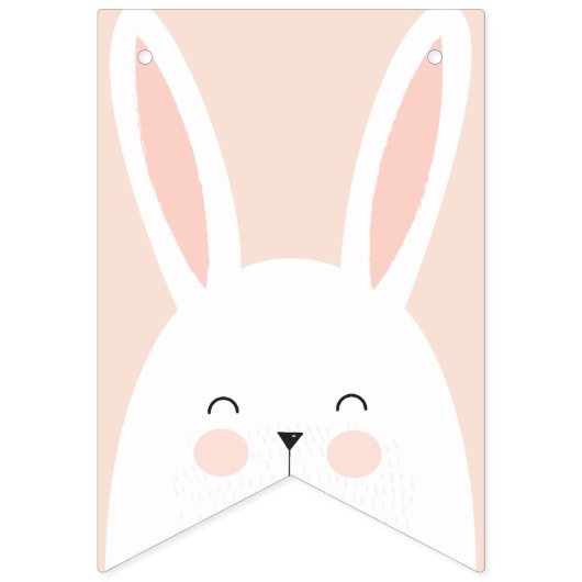 Super Kawaii Cute Easter Bunny. Vlaggetjes (Tweede vlag)