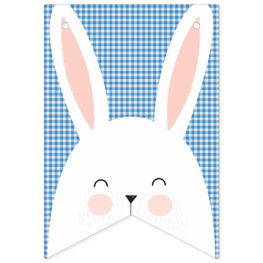 Super Kawaii Cute Easter Bunny. Vlaggetjes (Eerste vlag)