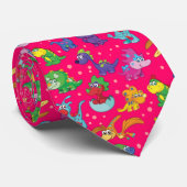Super Kawaii Dinosaurs Stropdas (Opgerold)