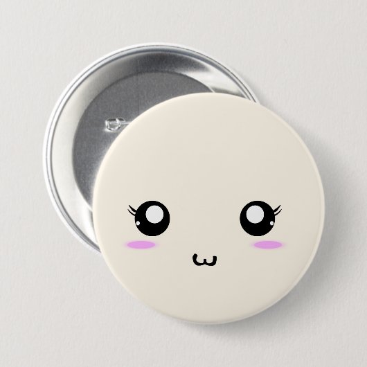 Super Kawaii Emoji Button (Voorkant /achterkant)