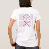 Super Kawaii Musubi Murder Pink and White T-shirt (Achterkant)