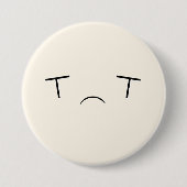 Super Kawaii Sad Emoji Button (Voorkant)