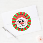 Super Kawaii Santa Ronde Sticker (Envelop)