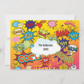 Super kerstfeestdag Kaart voor collage familie (Achterkant)