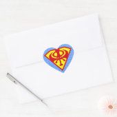 Super Khanda Heart Sticker (Envelop)