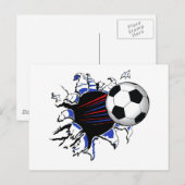 SUPER KICK SOCCER BRIEFKAART (Voorkant / Achterkant)