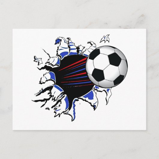 SUPER KICK SOCCER BRIEFKAART (Voorkant)