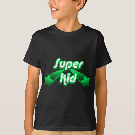 Super Kind Green T-shirt (Voorkant)