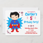 Super Kind - Jongen uitgenodigd voor de wedstrijd Kaart (Voorkant)