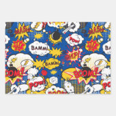 Super Kind, Schattige strippatroon Inpakpapier Vel (Voorkant)