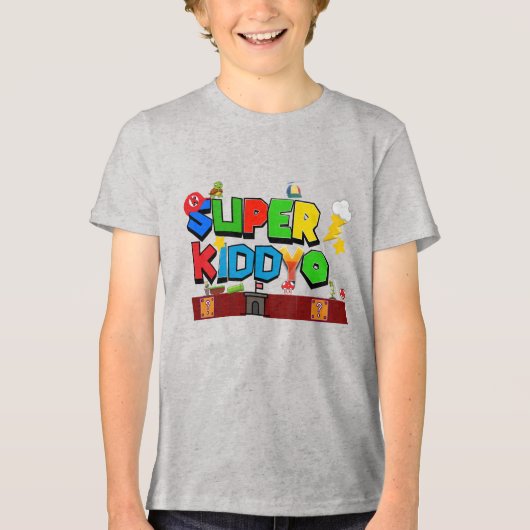 Super Kinder Tri-Blend Shirt (Voorkant)