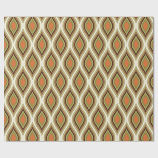 Super Kitsch Mod retro 60s 70s verpakkingspapier Cadeaupapier (Vlak)