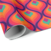 Super Kitsch Mod retro 60s 70s verpakkingspapier Cadeaupapier (Rol Hoek)
