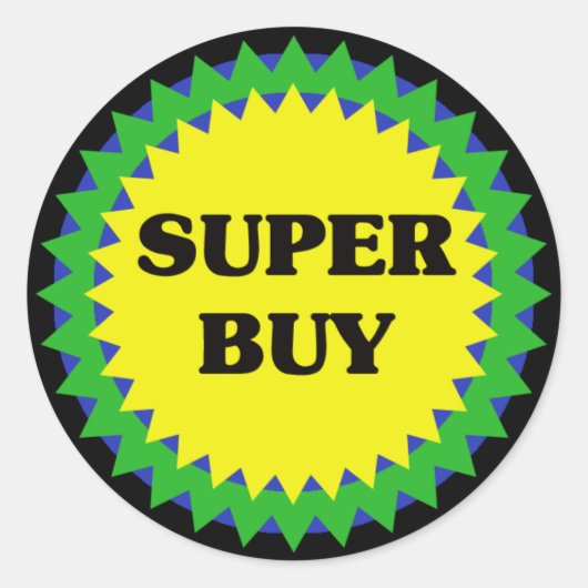 SUPER KOPEN Retail Sale Sticker (Voorkant)