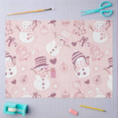 Super leuk en moderne sneeuwpoppen Kerstmis Tissuepapier (Craft)