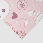 Super leuk en moderne sneeuwpoppen Kerstmis Tissuepapier (Detail)