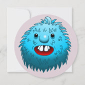 Super leuk en schattig wezen kaart (Achterkant)