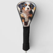 Super Leuke Berner Berghond Puppy 004 - Xeno L Golfheadcover (Voorkant)