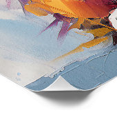 Super Leuke Border Collie Hond Puppy 001 - Xeno Lu Perfect Poster (Hoek)