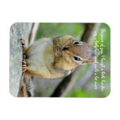 Super Leuke Chipmunk Vriendschap Quote Magneet (Horizontaal)