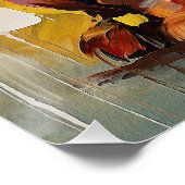 Super Leuke Dachshund Hond Puppy 001 - Xeno Lucilf Perfect Poster (Hoek)