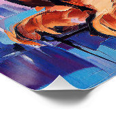 Super Leuke Dachshund Hond Puppy 002 - Xeno Lucilf Perfect Poster (Hoek)