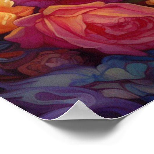 super leuke eenhoorn party Poster (Hoek)