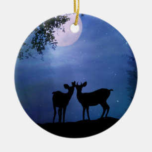 Super Leuke Eerste Kerstmis van Herten siert samen Keramisch Ornament