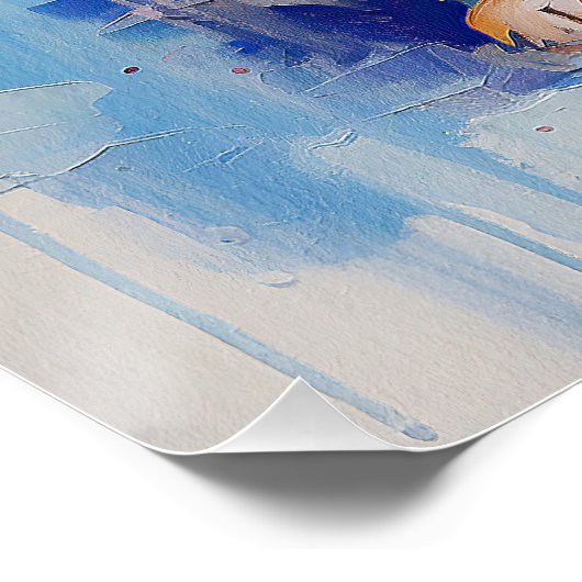 Super Leuke Gouden Retriever Hond Puppy 004 - Xeno Perfect Poster (Hoek)