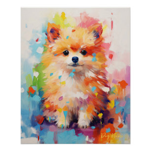Super Leuke Pommerse Hond Puppy 005 - Xeno Lucilfe Perfect Poster