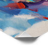 Super Leuke Pommerse Hond Puppy 005 - Xeno Lucilfe Perfect Poster (Hoek)