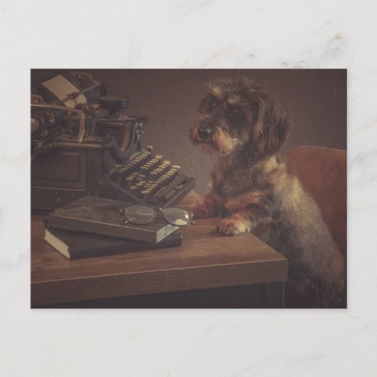 Super leuke teckel kaart (Voorkant)