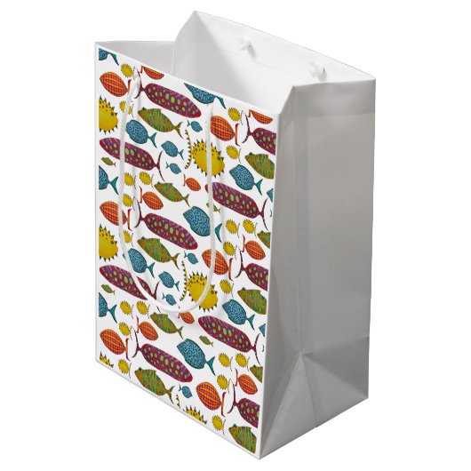 Super leuke vis medium cadeauzakje (Achterkant Gekanteld)