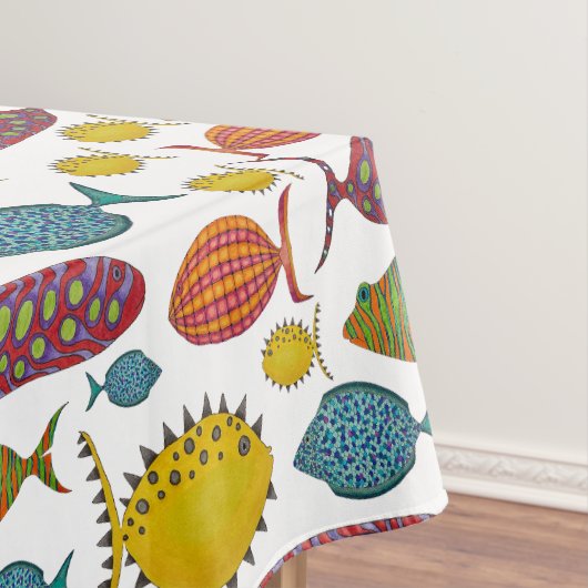 Super leuke vis tafelkleed (Voorbeeld)