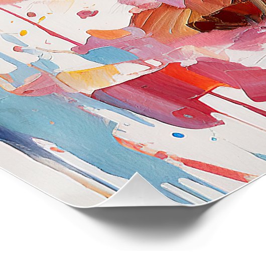 Super Leuke Yorkshire Terrier Hond Puppy 001 - Xen Perfect Poster (Hoek)