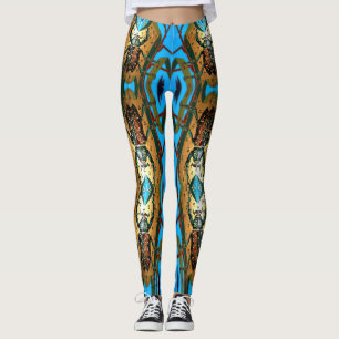 Super levendig keverontwerp leggings