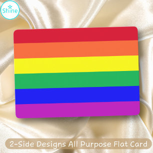 Super levendige heldere kleuren LGBT Pride regenbo Kaart