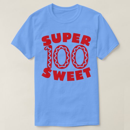 Super lief 100 verjaardagsijsje t-shirt (Design voorkant)