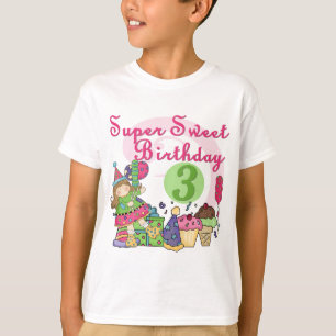 Super Lief 3e Verjaardag Tshirts en geschenken