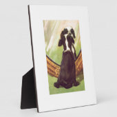 Super lief  Baby Boston Terrier Fotoplaat (Zijkant)