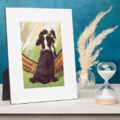 Super lief  Baby Boston Terrier Fotoplaat (Zijkant)