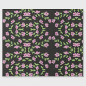 Super lief cadeauverpakking in zwart en roze cadeaupapier (Vlak)