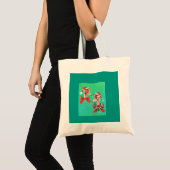 Super lief  rendier kerst tote bag (Voorkant (product))