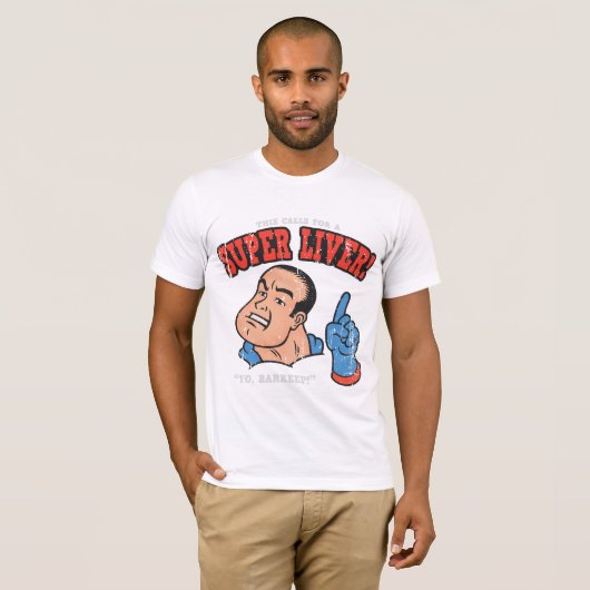 Super Liver T-shirt (Voorkant volledig)