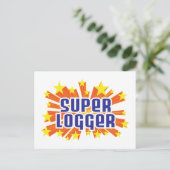 Super Logger Briefkaart (Staand voorkant)