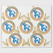 Super Lucky Elephant wrappers Cadeaupapier (Vlak)
