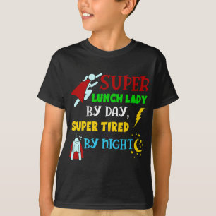 Super Lunch Dame door Dag Vermoeid door Nachtcafet T-shirt