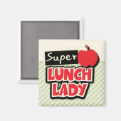 Super Lunch Damesmagneet Magneet (Voorkant / Achterkant)