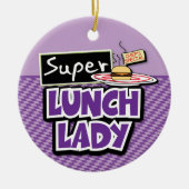 Super Lunch Lady Keramisch Ornament (Voorkant)