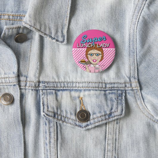 Super Lunch Lady-knop Ronde Button 5,7 Cm (In situ)